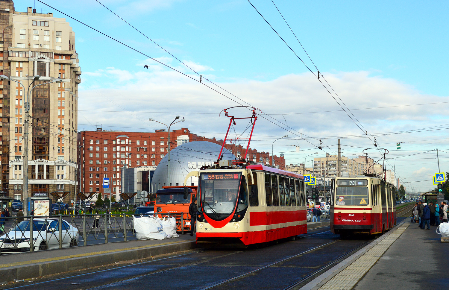 Санкт-Петербург, 71-134А (ЛМ-99АВН) № 0501; Санкт-Петербург, ЛВС-86К-М № 3463