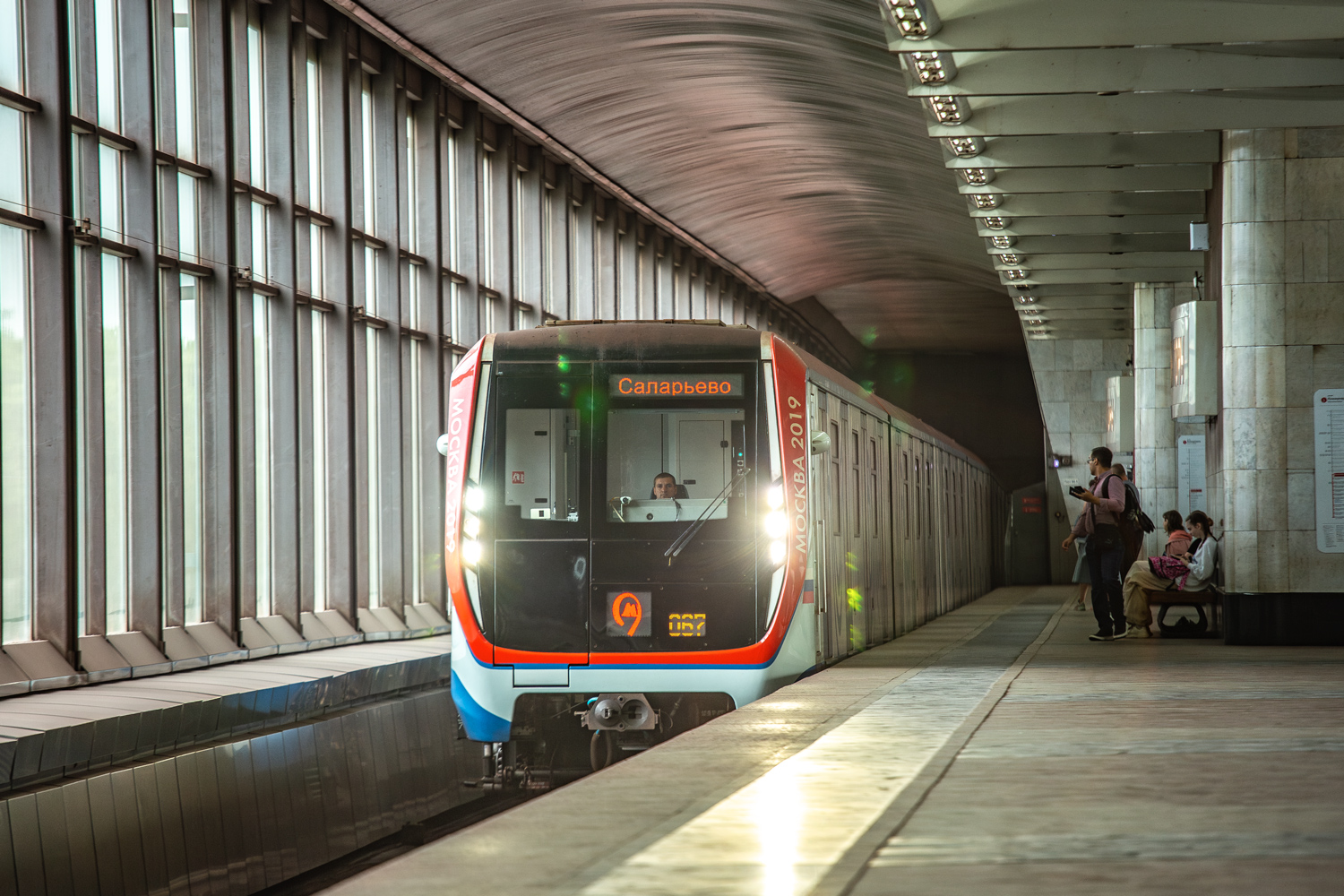 Москва — Метрополитен — [1] Сокольническая линия; Москва — Метрополитен — Подвижной состав — 81-765/766/767 «Москва» и модификации