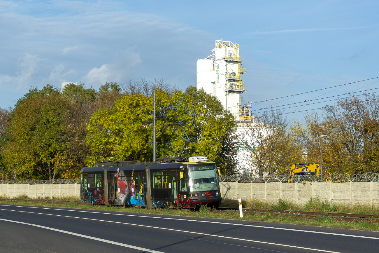 Мост ― Литвинов, Škoda 03T5 Astra/Anitra № 201