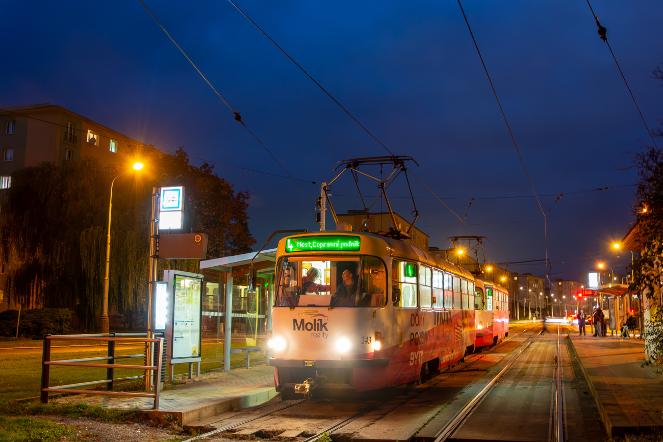 Мост ― Литвинов, Tatra T3M.3 № 243
