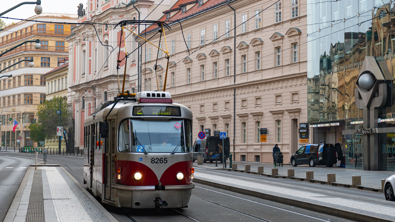 Прага, Tatra T3R.PLF № 8265