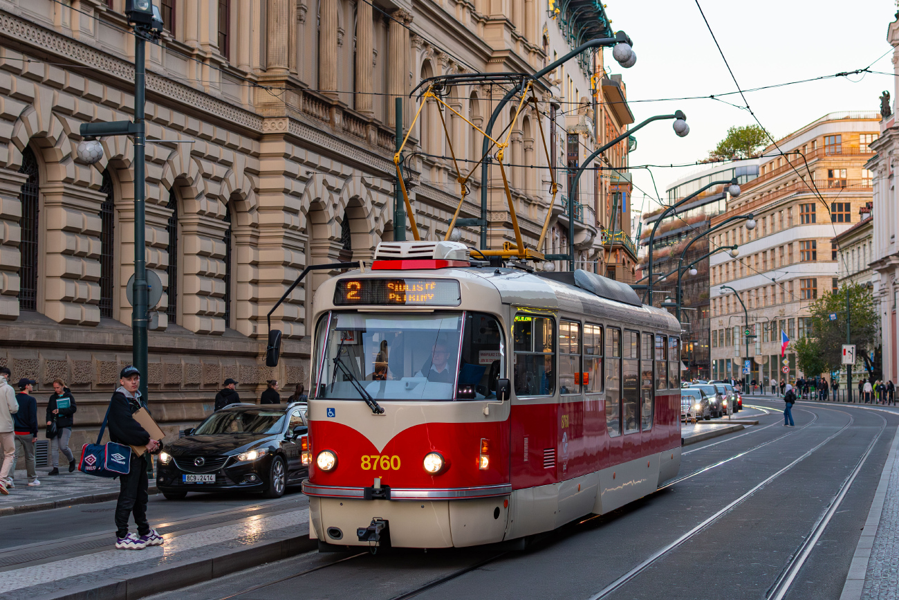 Прага, Tatra T3R.PLF № 8760