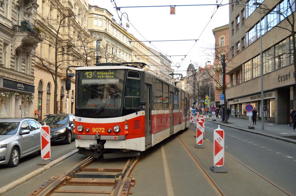 Прага, Tatra KT8D5R.N2P № 9072; Прага — Трамвайные линии и инфраструктура