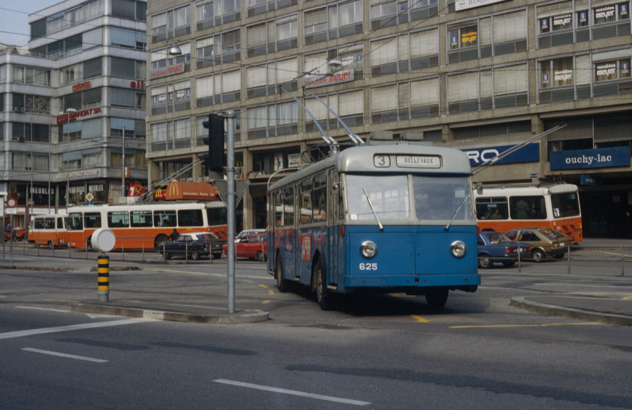 Лозанна, FBW/SWS/BBC Tr51 № 625