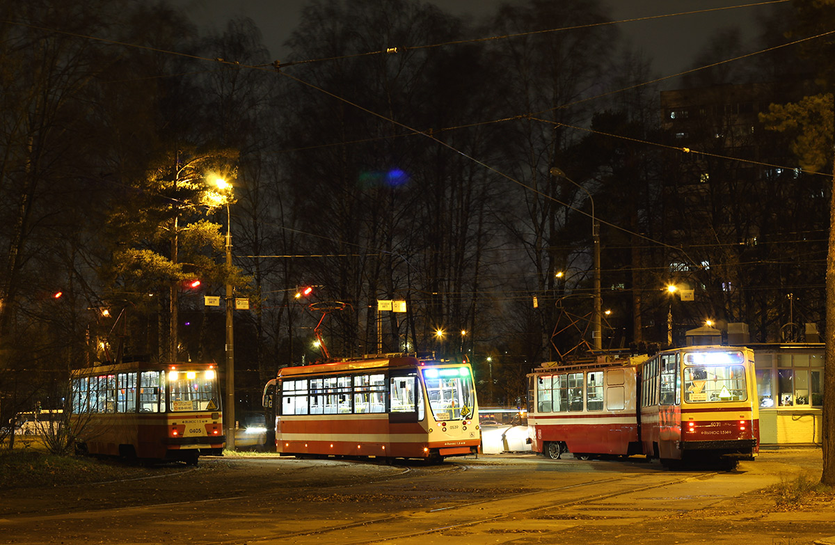 Санкт-Петербург, 71-134А (ЛМ-99АВН) № 0539; Санкт-Петербург, ЛВС-86К № 5071; Санкт-Петербург — Конечные станции и разворотные кольца