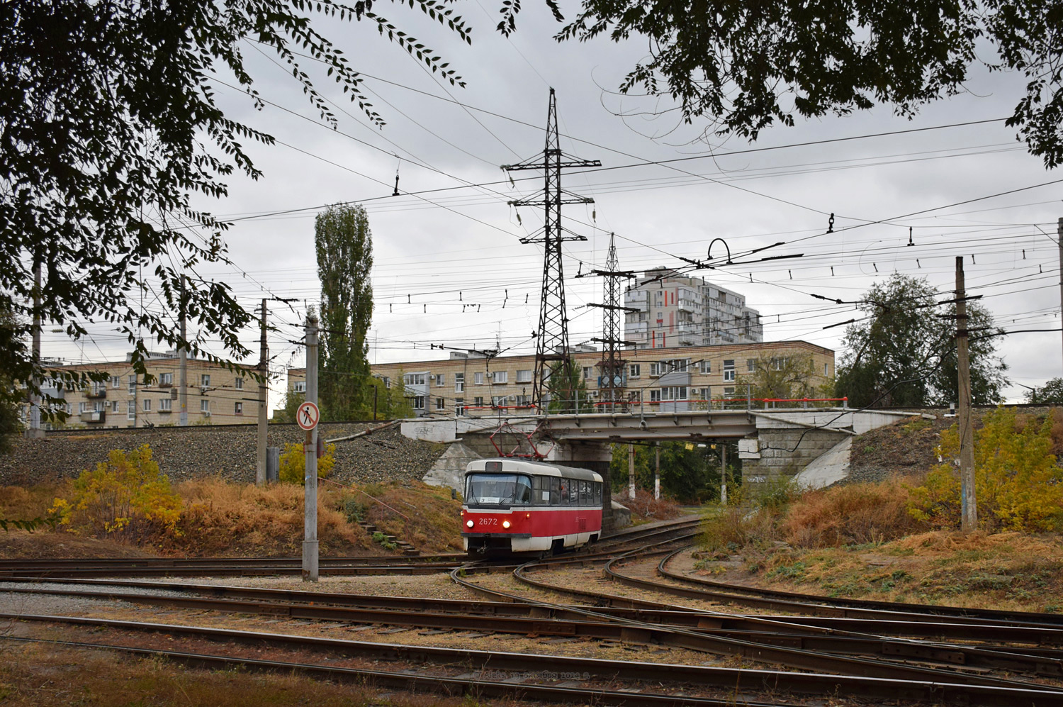 Wołgograd, Tatra T3SU (2-door) Nr 2672