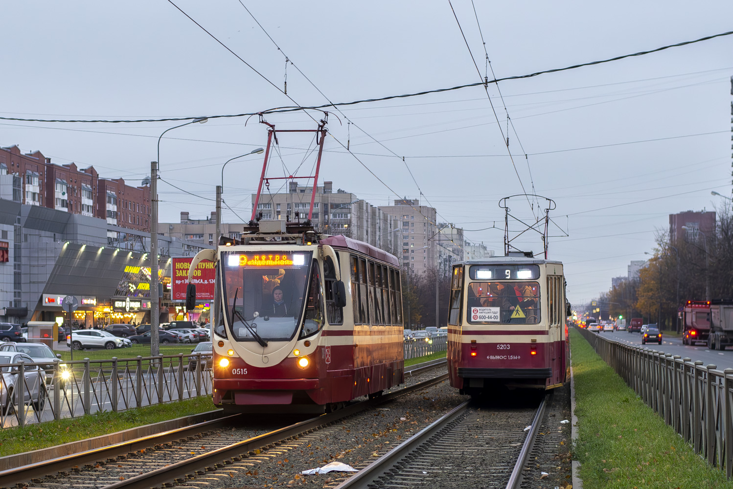 Санкт-Петербург, 71-134А (ЛМ-99АВН) № 0515; Санкт-Петербург, ЛВС-86К-М № 5203