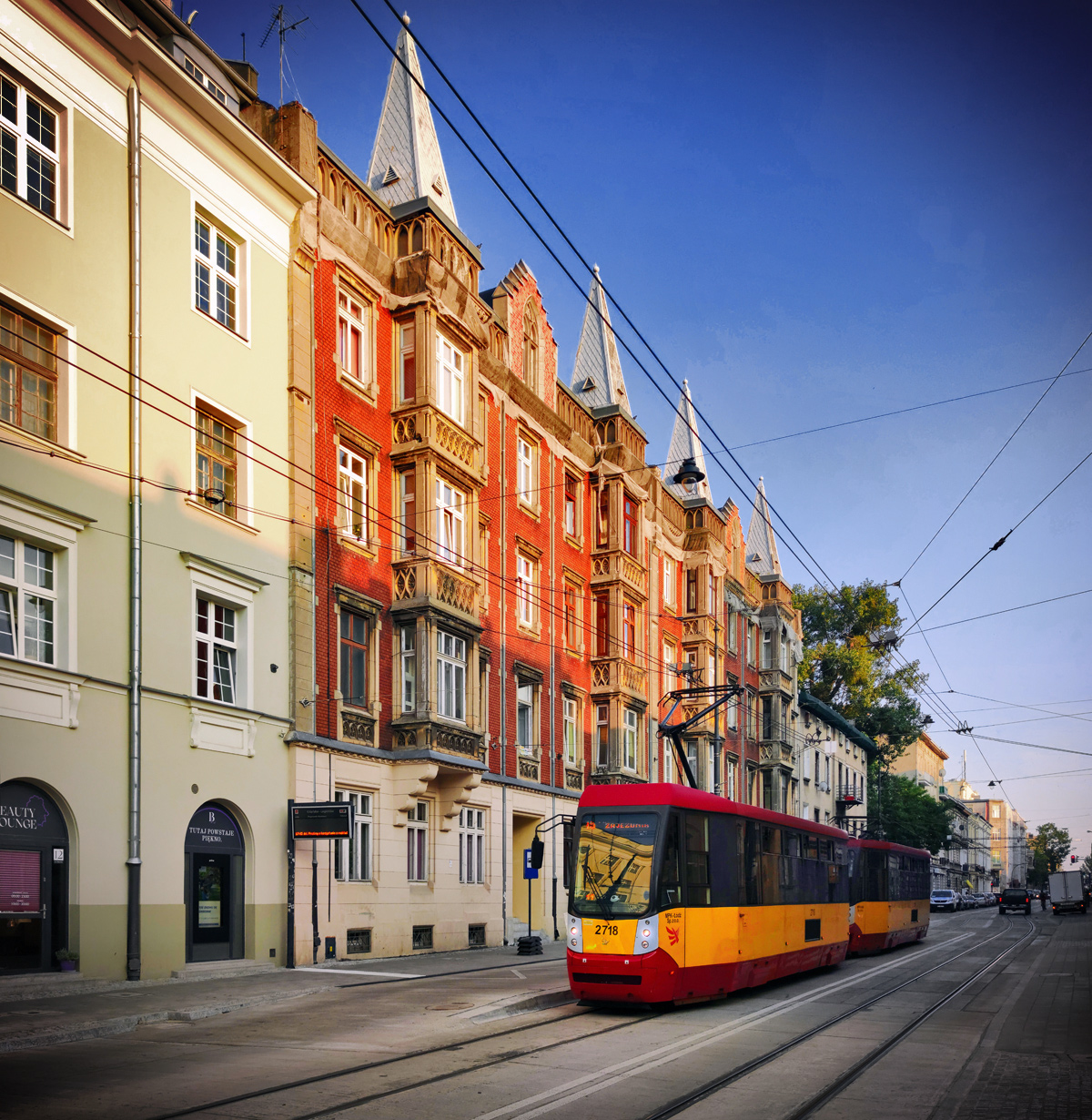 Лодзь, Konstal/MPK 805N-M16 № 2718