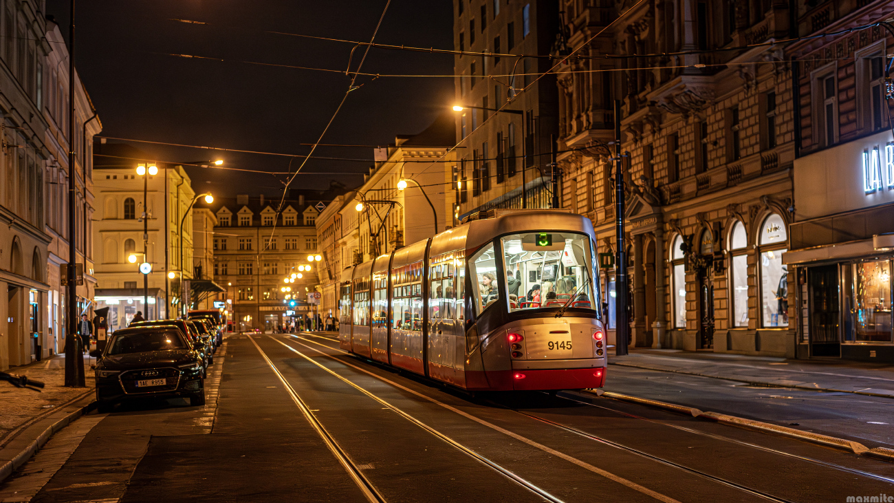 Прага, Škoda 14T Elektra № 9145