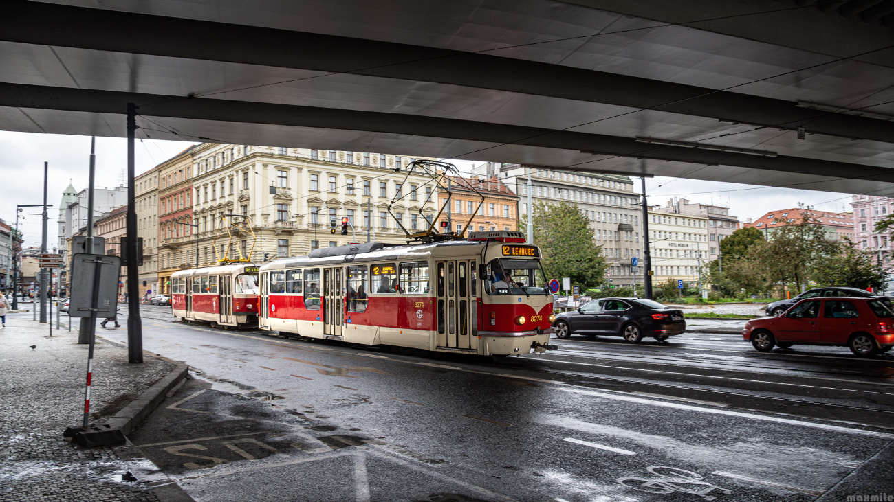 Прага, Tatra T3R.PLF № 8274