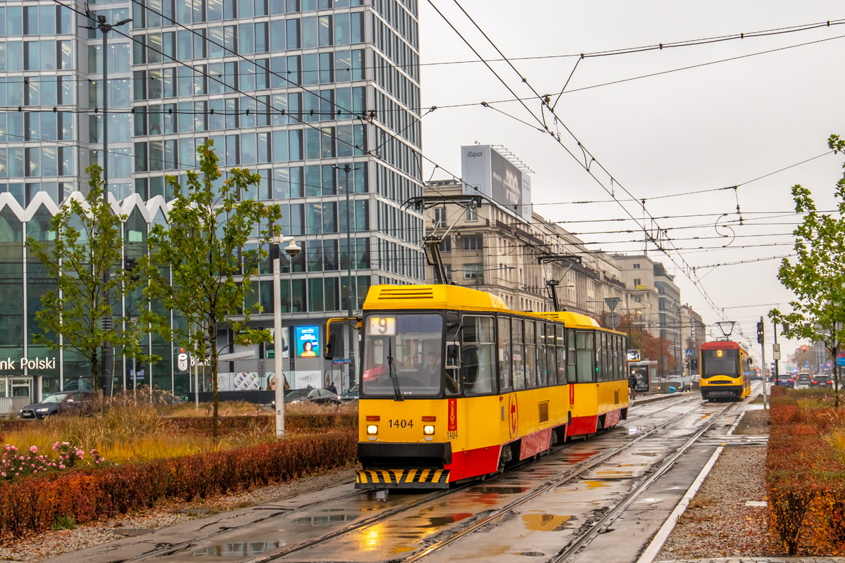 Варшава, Konstal 105Ne № 1404