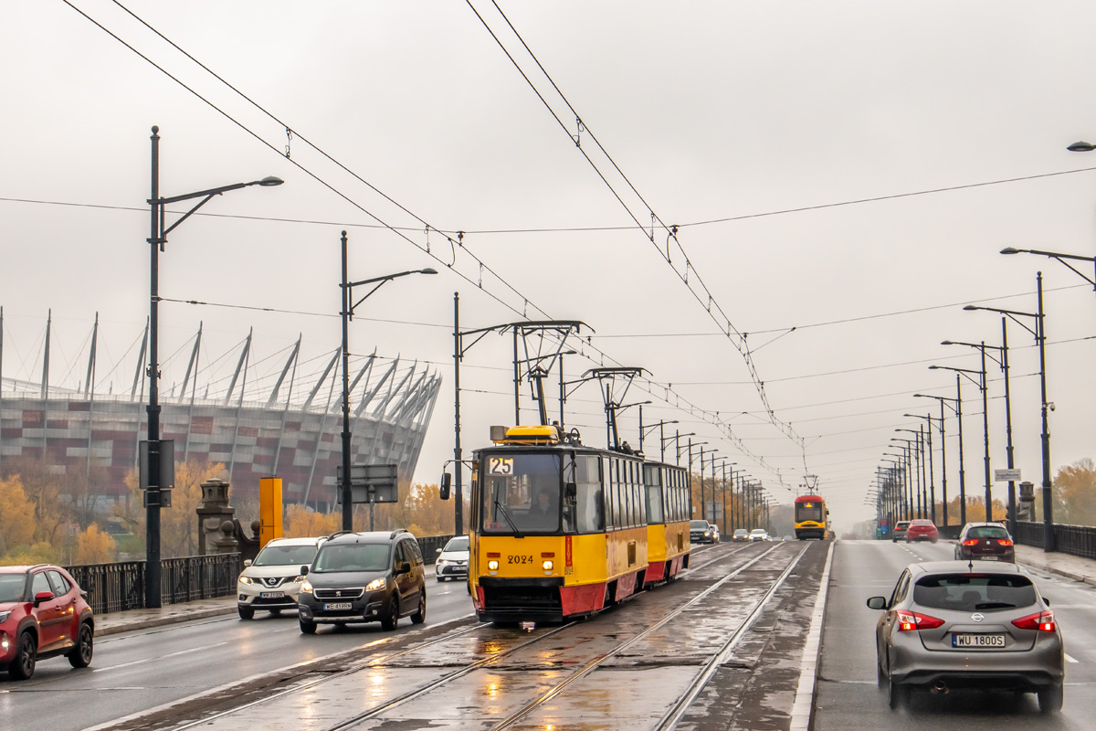 Варшава, Konstal 105N2k № 2024