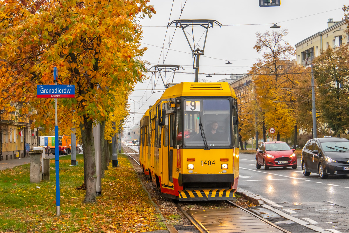 Варшава, Konstal 105Ne № 1404