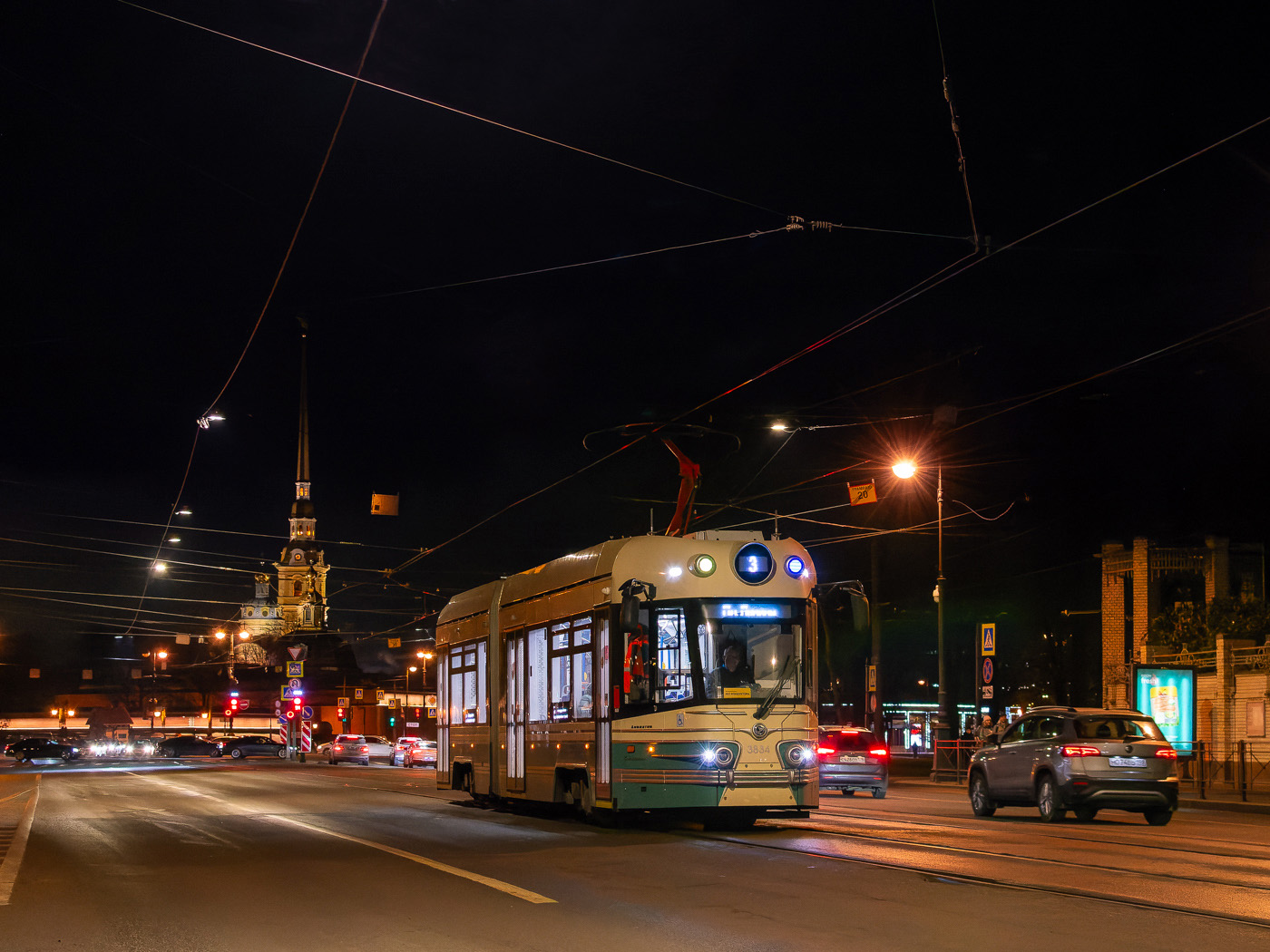 Sanktpēterburga, 71-421R "Dovlatov" № 3834 Sanktpēterburga, 71-421R "Dovlatov" № 3834