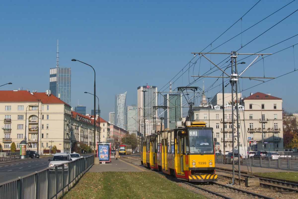 Варшава, Konstal 105Na № 1290