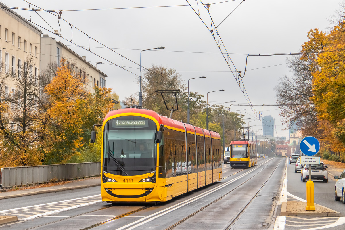 Варшава, Hyundai Rotem 141N № 4111