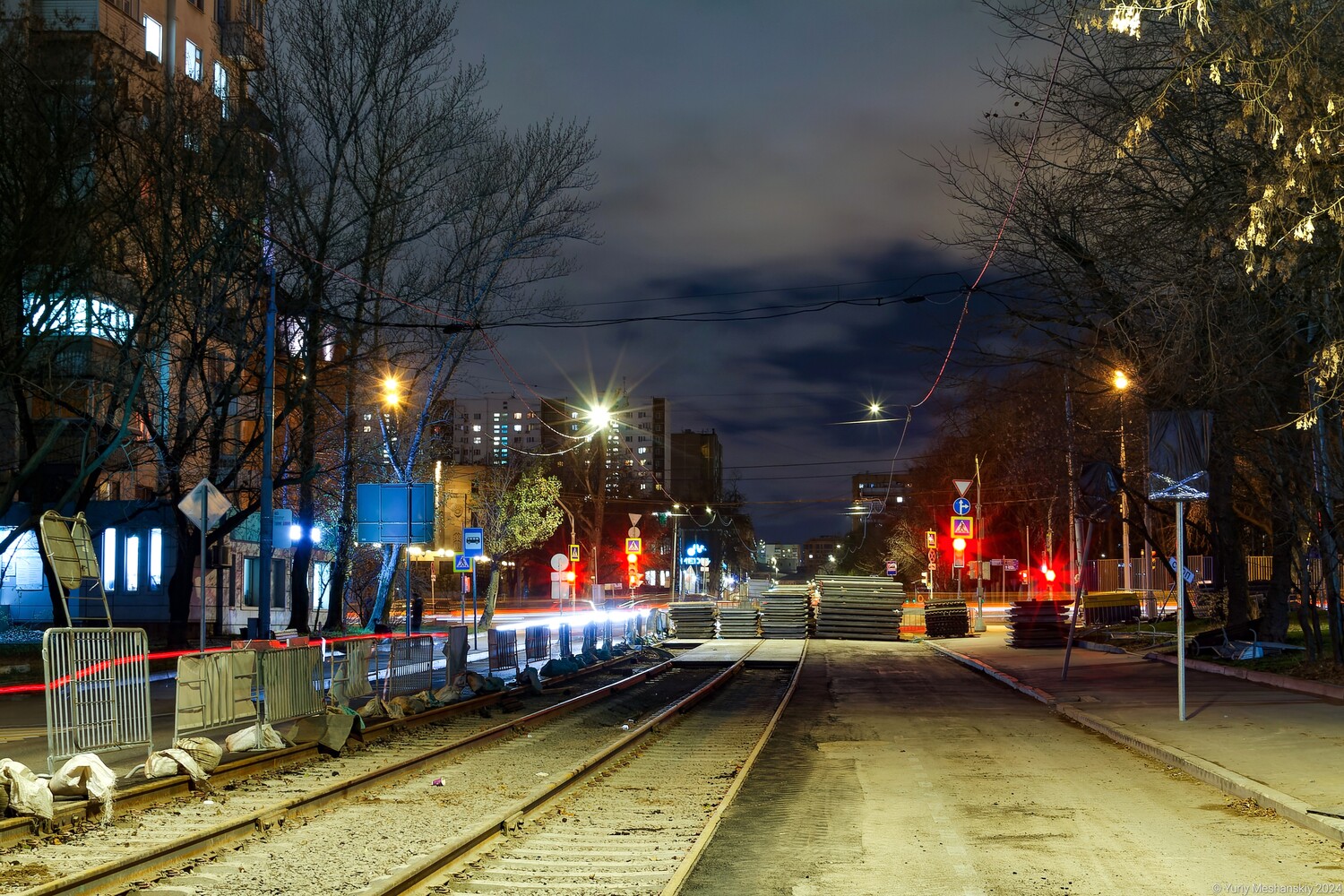 Moszkva — Rebuild of the tram line along Trifonovskaya Street & Gilyarovskogo Street to Rijskaya Square