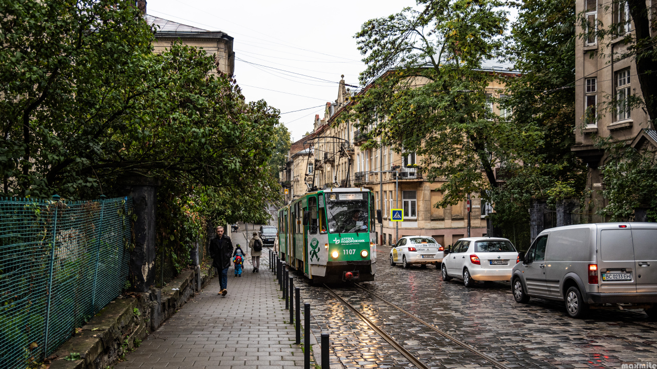 Львов, Tatra KT4SU № 1107