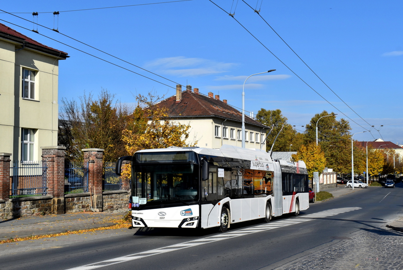Генуя, Solaris Trollino IV 18 Škoda № 2207; Пльзень — Новые троллейбусы с завода Шкода