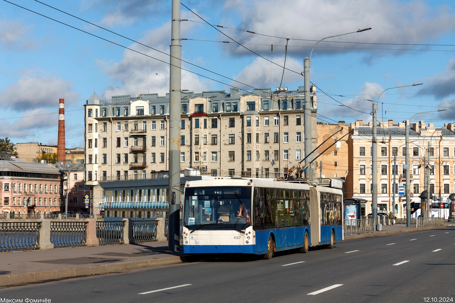 Санкт-Петербург, Тролза-6206.01 «Мегаполис» № 1137