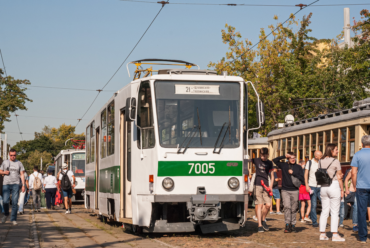 Москва, Tatra T7B5 № 7005; Москва — Парад и выставка трамваев в честь Дня города 7 сентября 2024