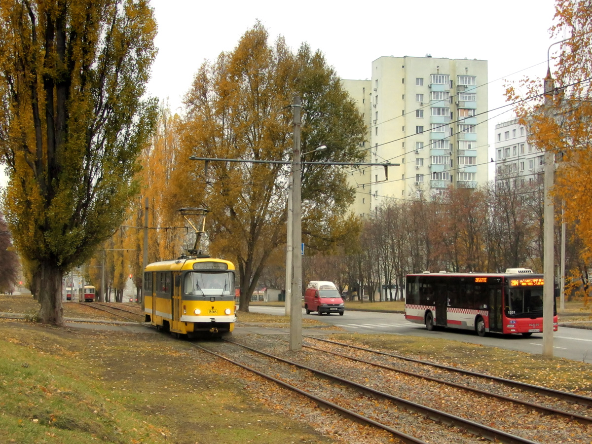 Harkiva, Tatra T3R.P № 208