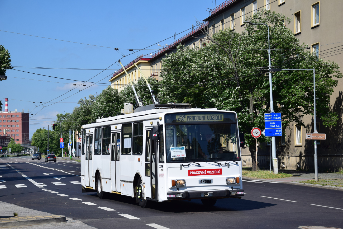 Пардубице, Škoda 14Tr13/6M № 376; Пардубице — Прекращение движения троллейбусов Škoda 14Tr в Пардубице 1983–2023