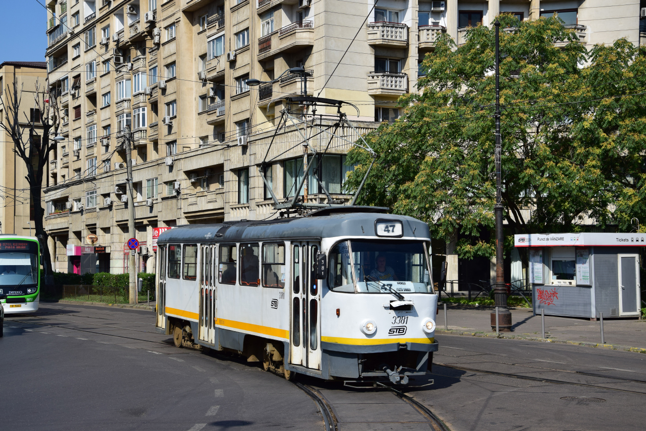 Бухарест - Илфов, Tatra T4R № 3381