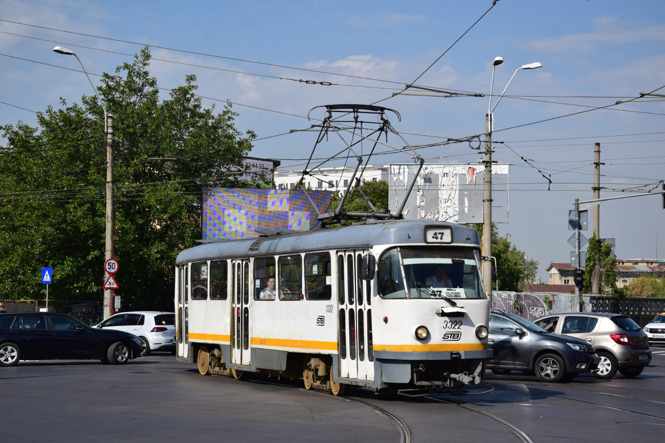 Бухарест - Илфов, Tatra T4R № 3322