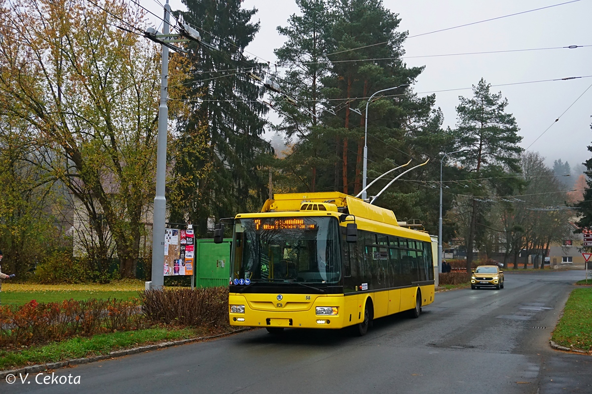 Mariánské Lázně, Škoda 30Tr SOR č. 58
