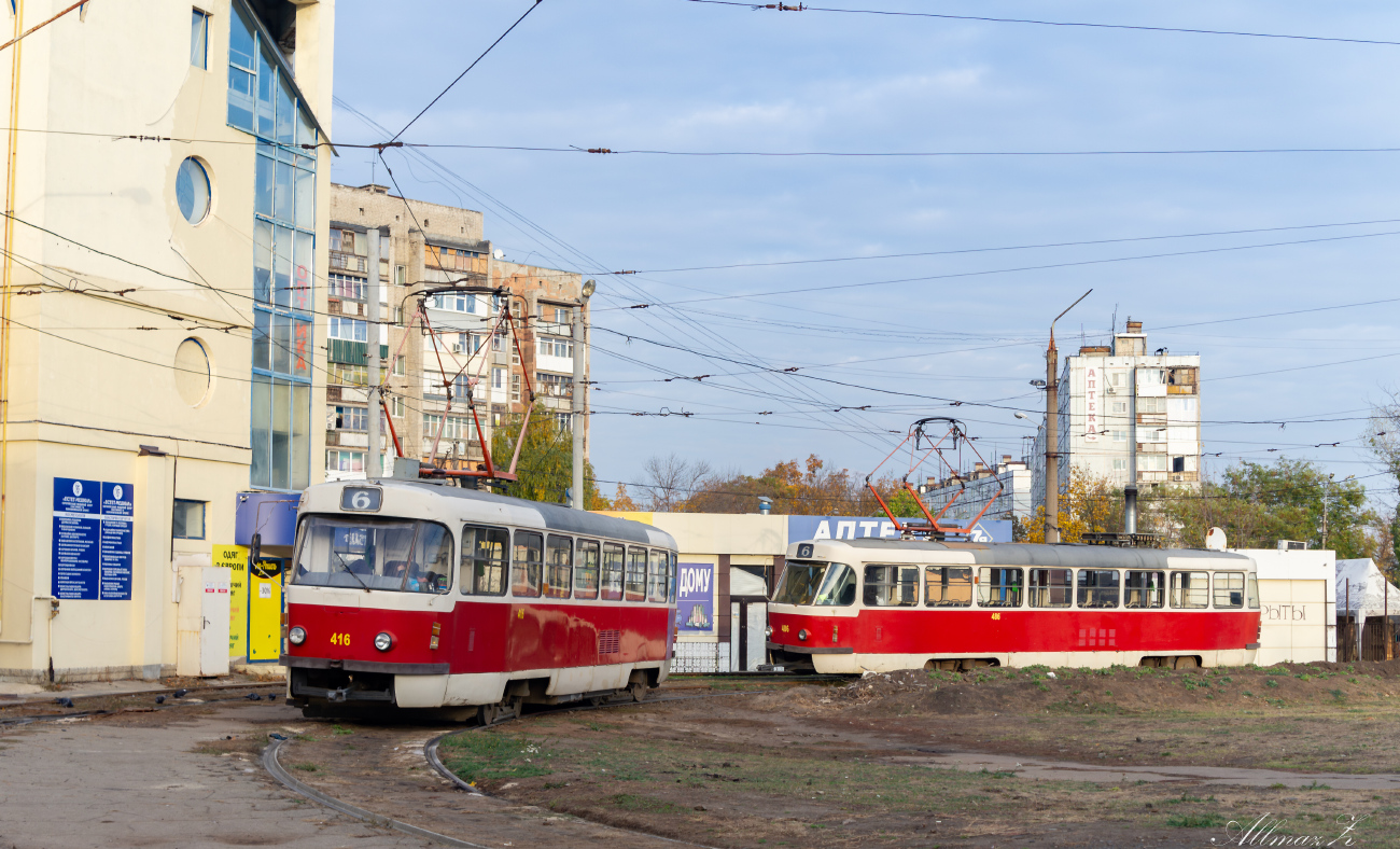 Харьков, Tatra T3SUCS № 416