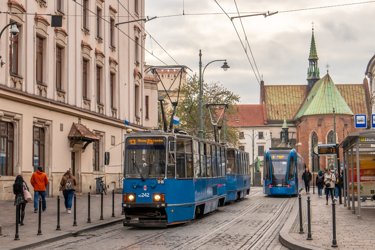 Краков, Konstal 105Na № RZ242