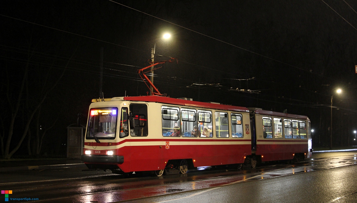 Saint-Petersburg, LVS-86M2 č. 5308 Saint-Petersburg, LVS-86M2 č. 5308