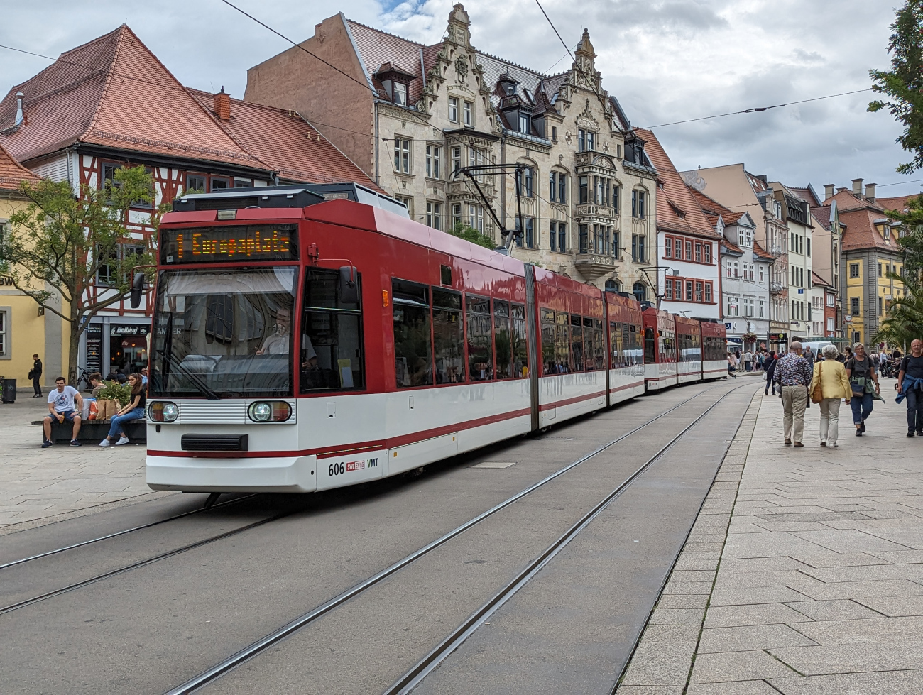 Erfurt, Duewag MGT6DE Nr. 606