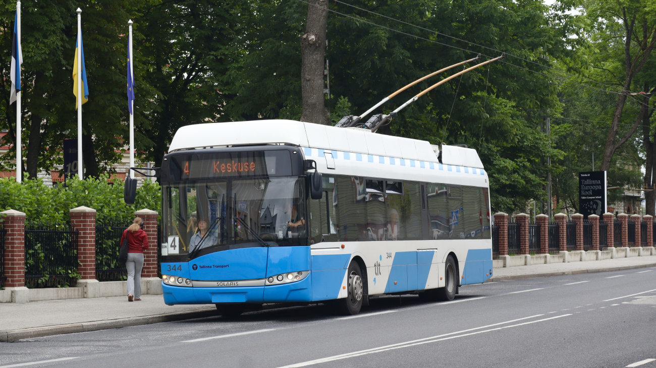 Таллин, Solaris Trollino III 12 AC № 344