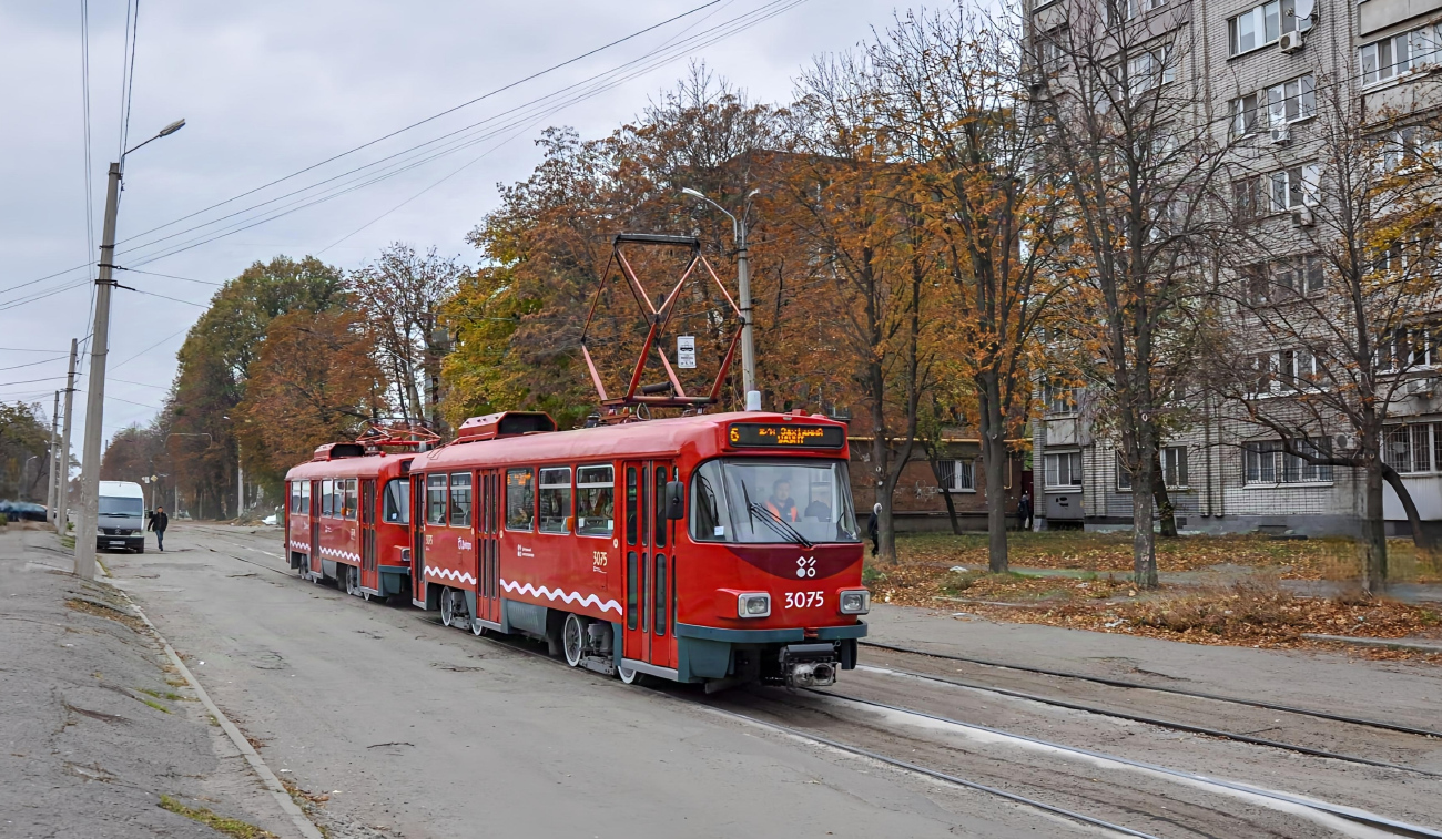 Днепр, Tatra T4D-M1 № 3075