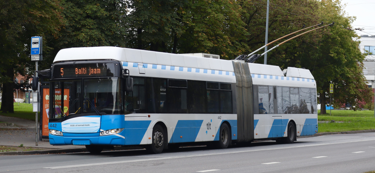 Таллин, Solaris Trollino III 18 AC № 442
