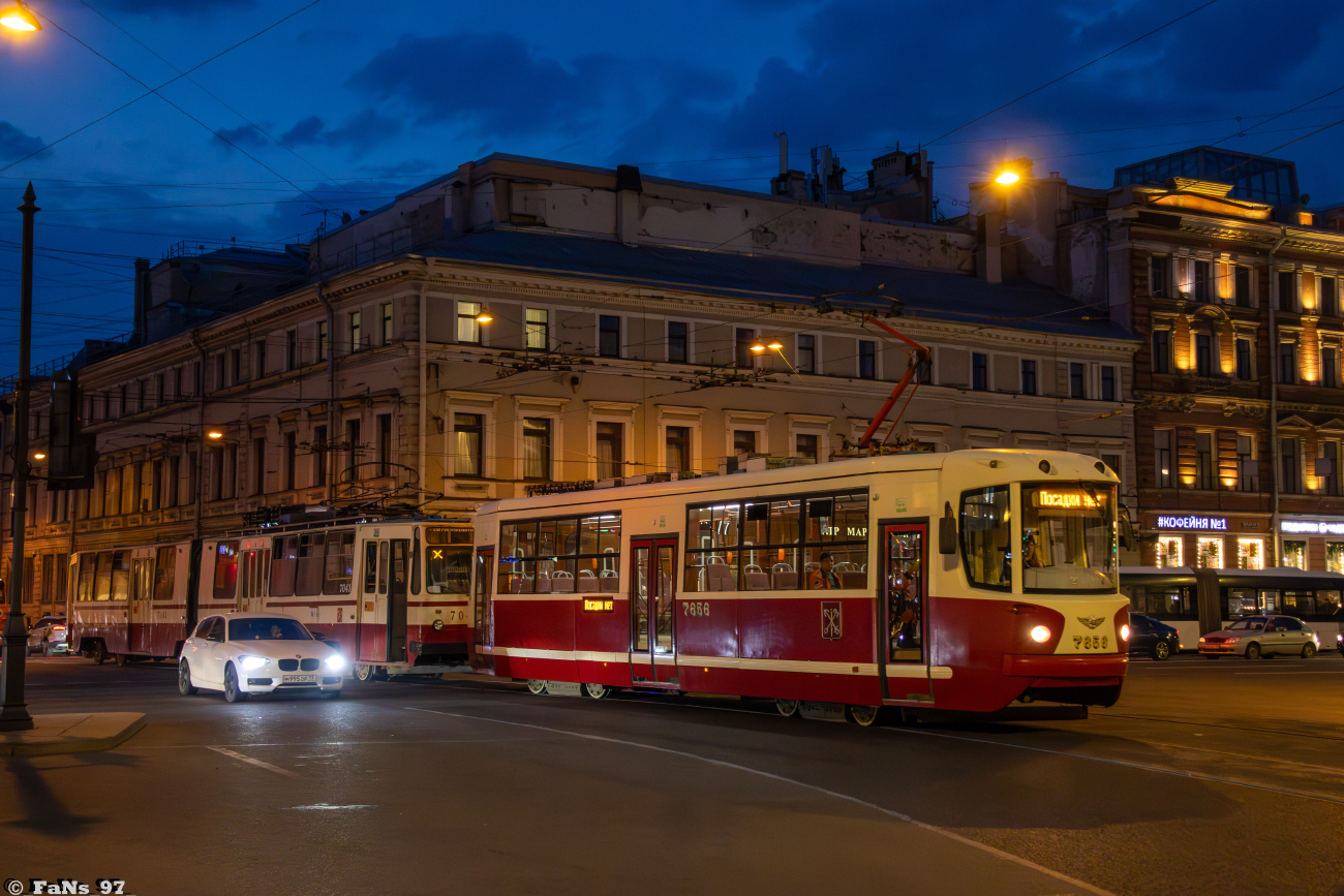 Санкт-Петербург, ЛМ-68М2 (мод. СПб ГЭТ) № 7656