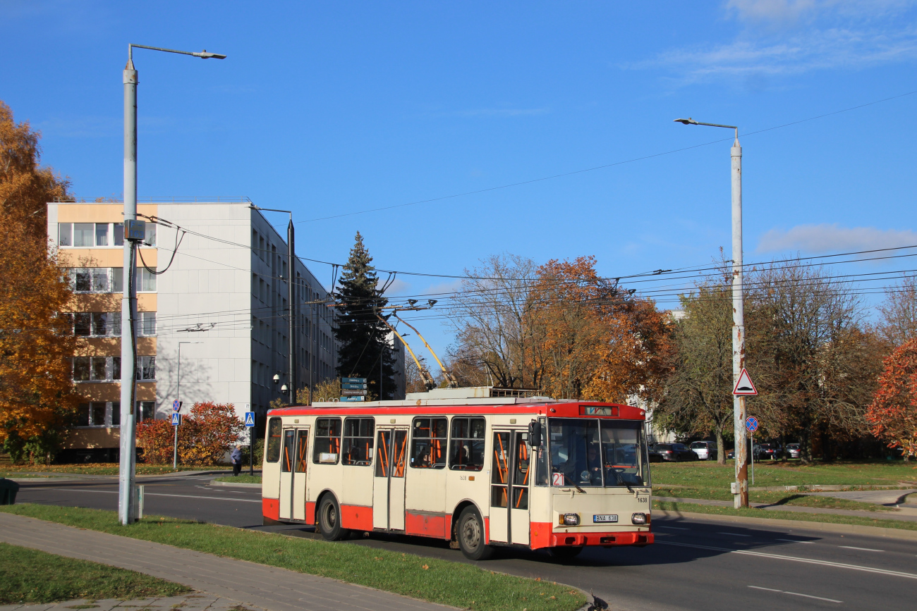 Вильнюс, Škoda 14Tr13/6 № 1638