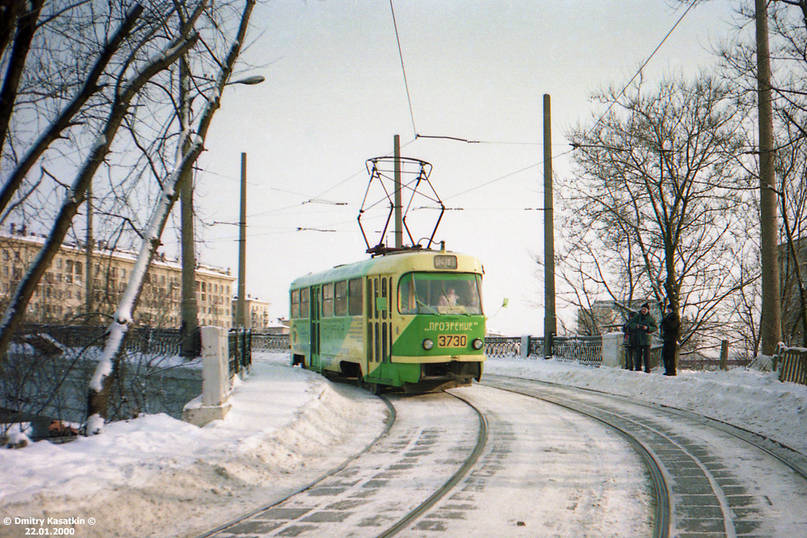 Москва, Tatra T3SU № 3730