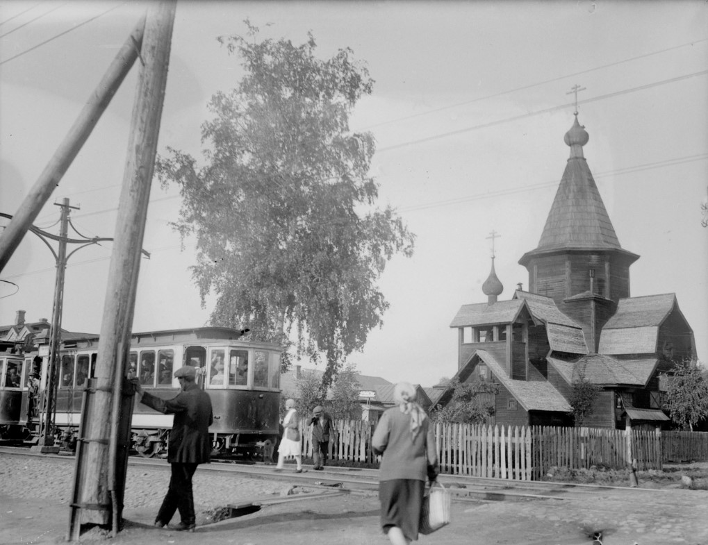 Москва, Двухосный прицепной Мытищинского завода № 1105