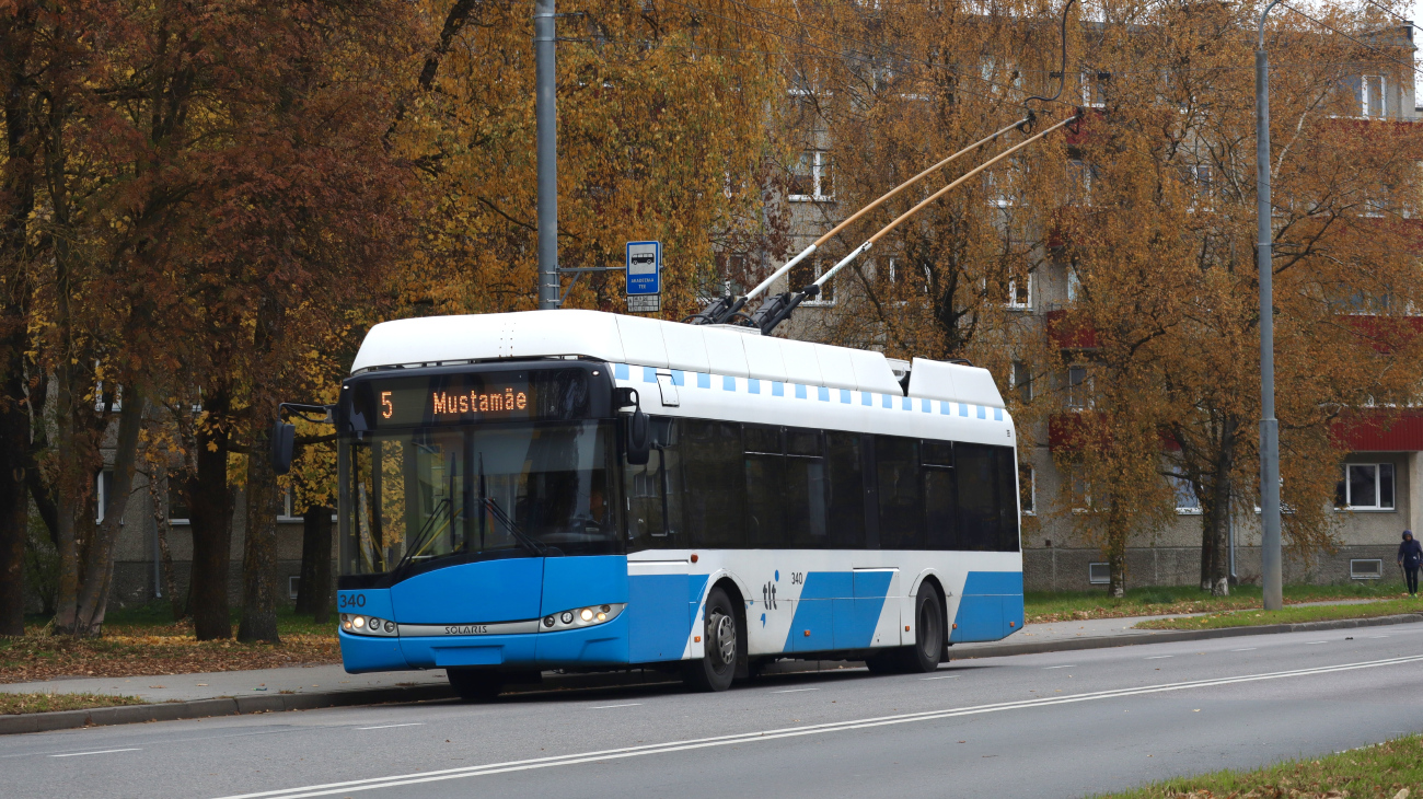 Таллин, Solaris Trollino III 12 AC № 340