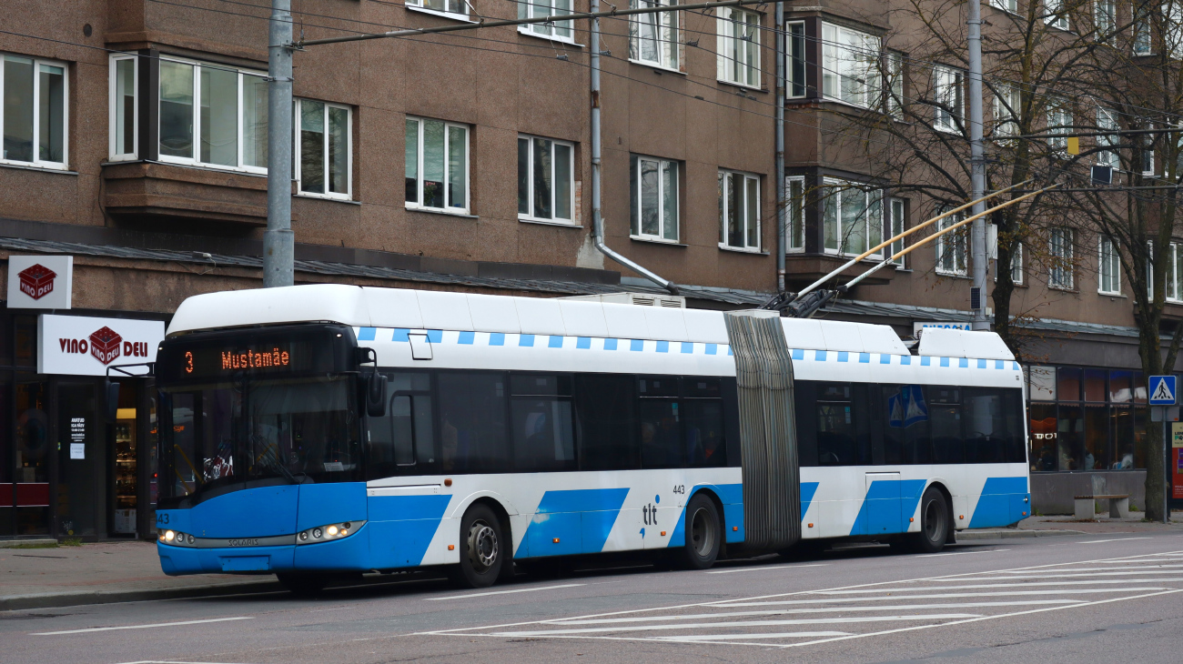 Таллин, Solaris Trollino III 18 AC № 443