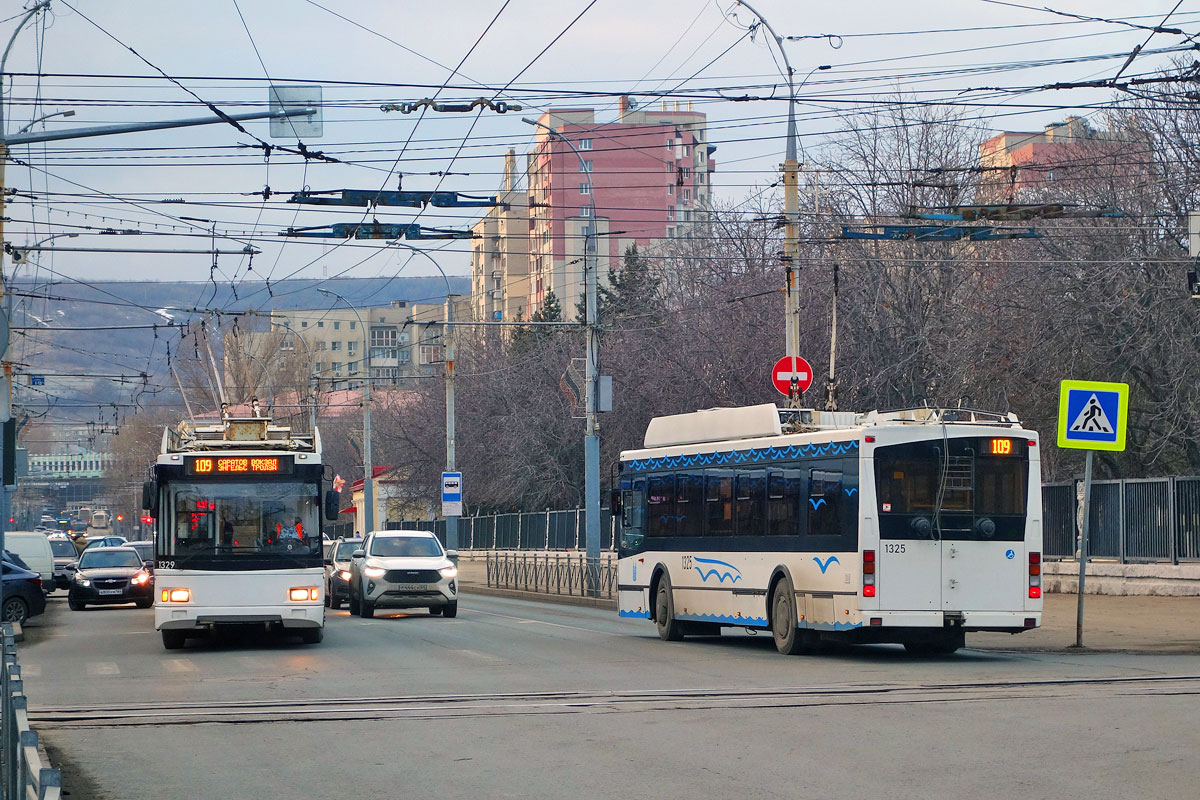Саратов, Тролза-5275.03 «Оптима» № 1329; Саратов, Тролза-5275.03 «Оптима» № 1325