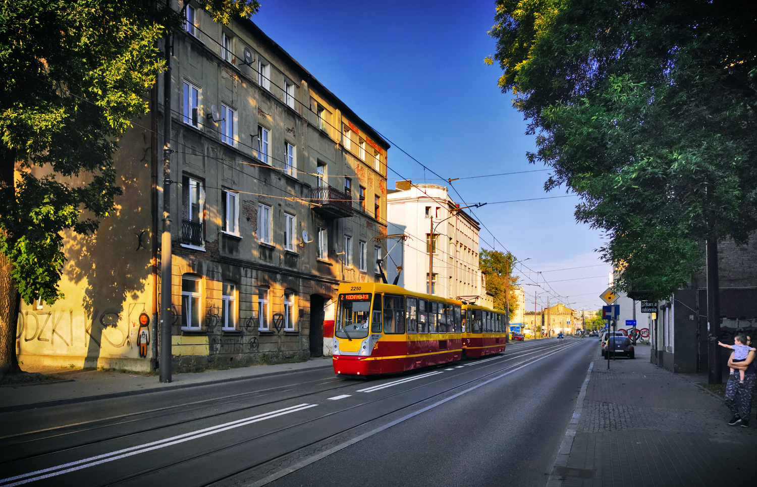 Лодзь, Konstal 805NaND № 2250