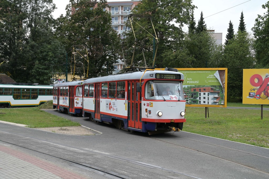 Liberec ― Jablonec nad Nisou, Tatra T3R.P # 12