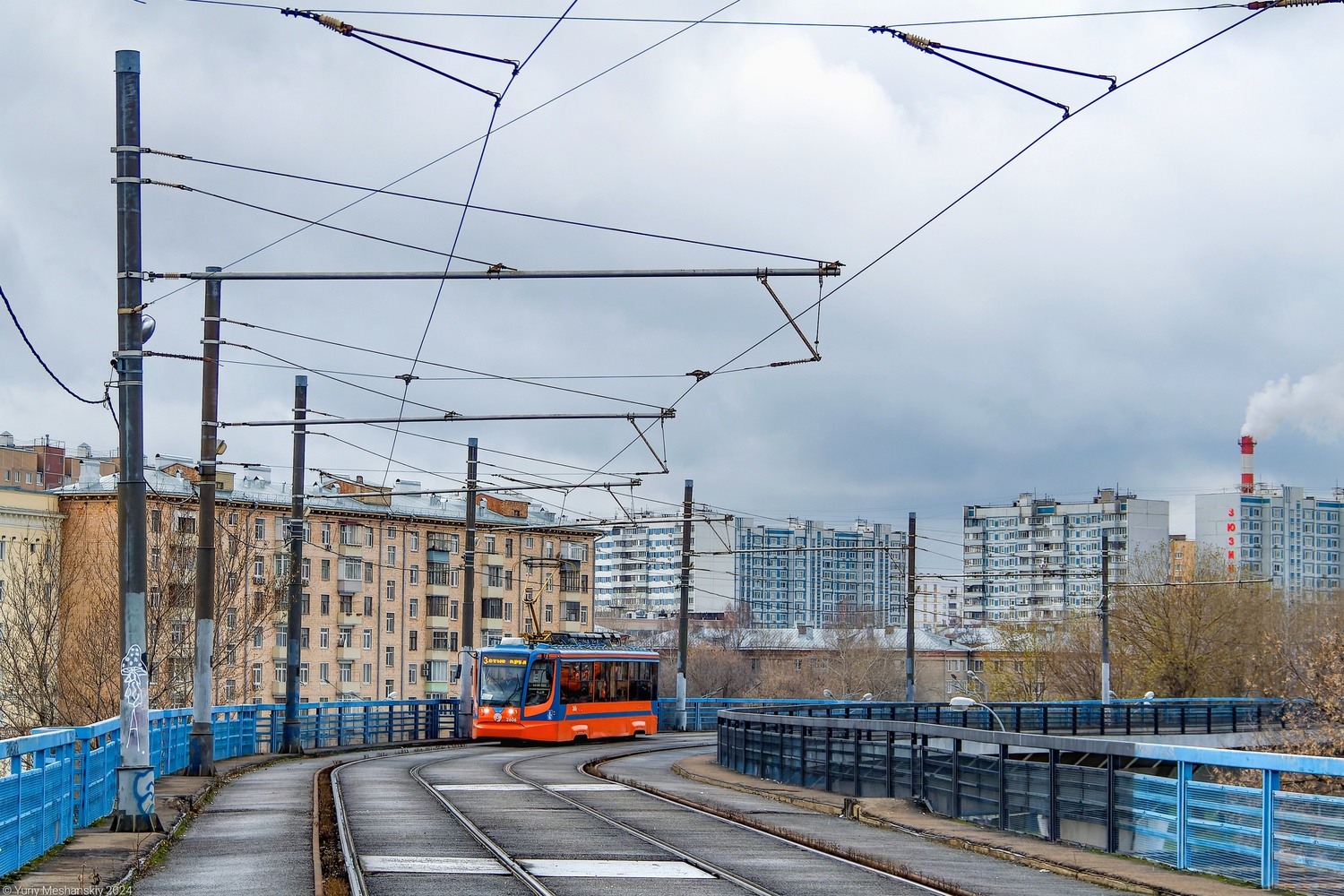 Moskau — Tram lines: South Administrative District