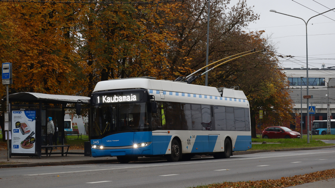 Таллин, Solaris Trollino III 12 AC № 345