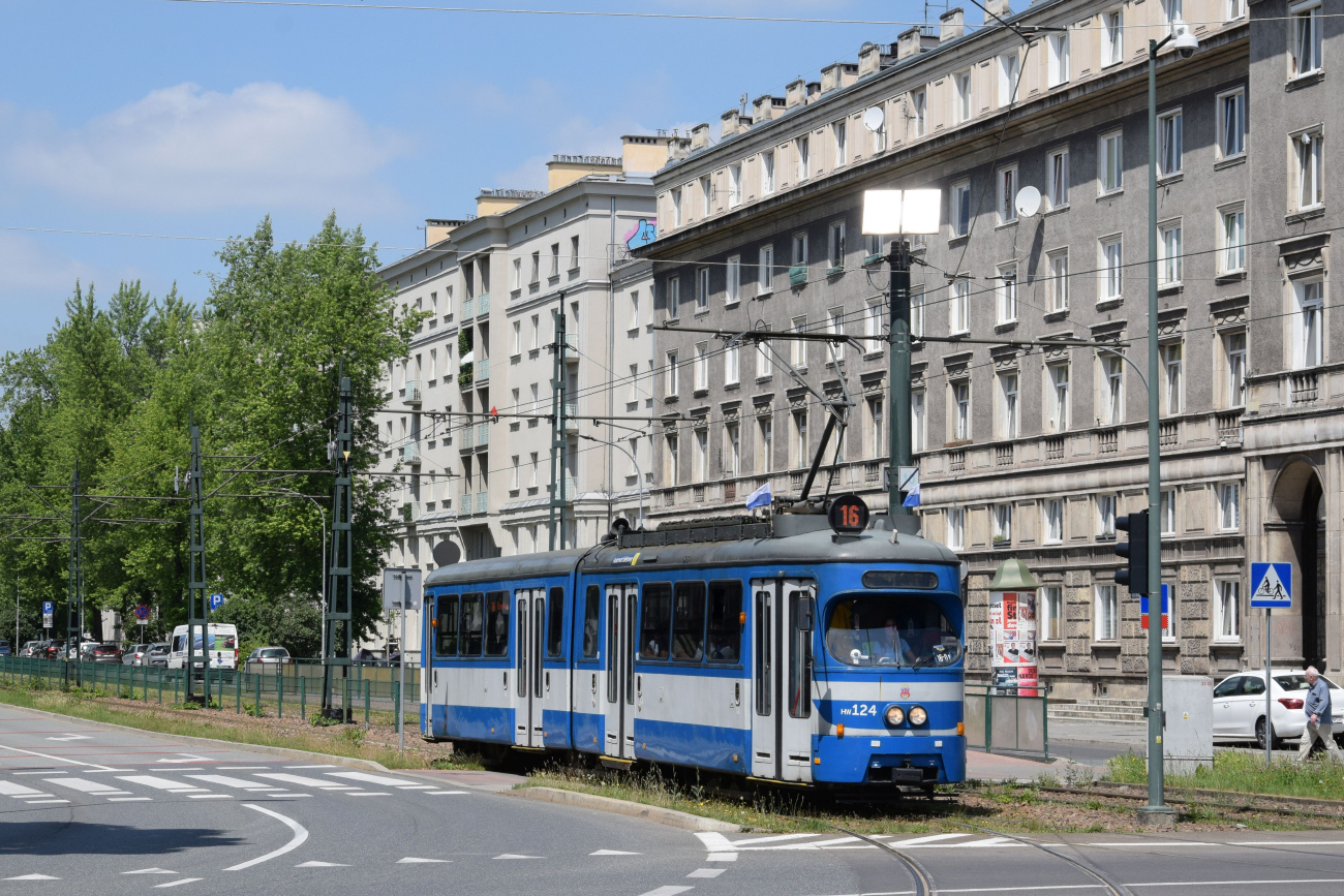 Краков, SGP Type E1 № HW124