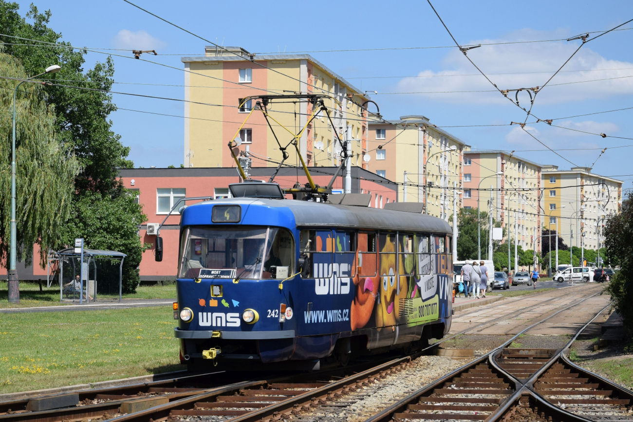 Мост ― Литвинов, Tatra T3M.3 № 242